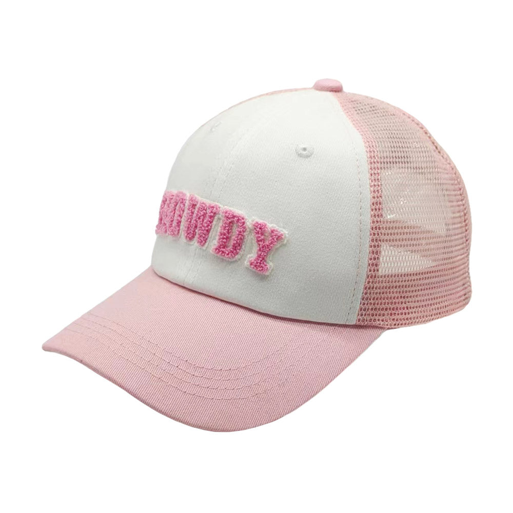 Howdy Message Mesh Back Baseball Cap