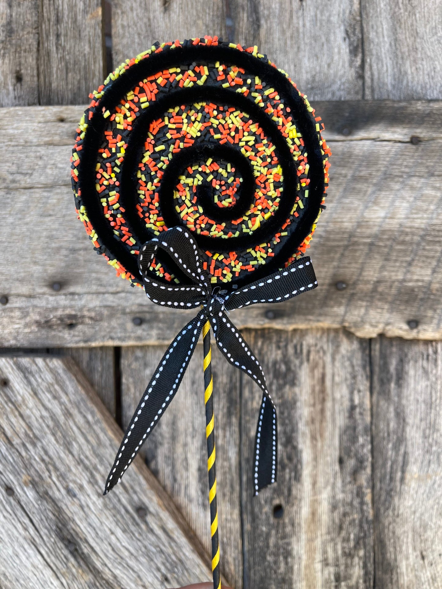 Halloween Lollipops, Halloween decor, Sprinkle lollipops, fake lollipops