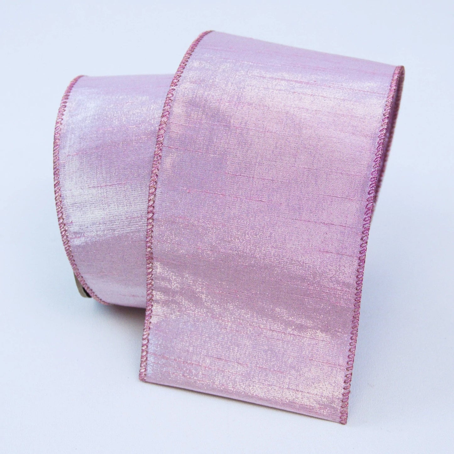 4" Light Pink luster ribbon, farrisilk color accent ribbon,pink ribbon, wreath supply