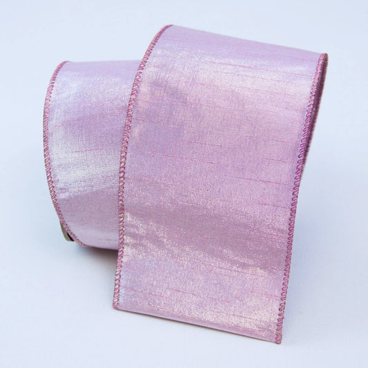 4" Light Pink luster ribbon, farrisilk color accent ribbon,pink ribbon