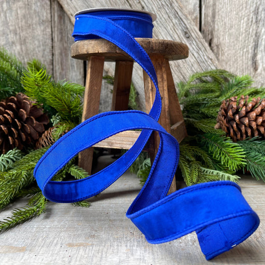 1" Royal Blue Taffeta, Farrislk ribbon