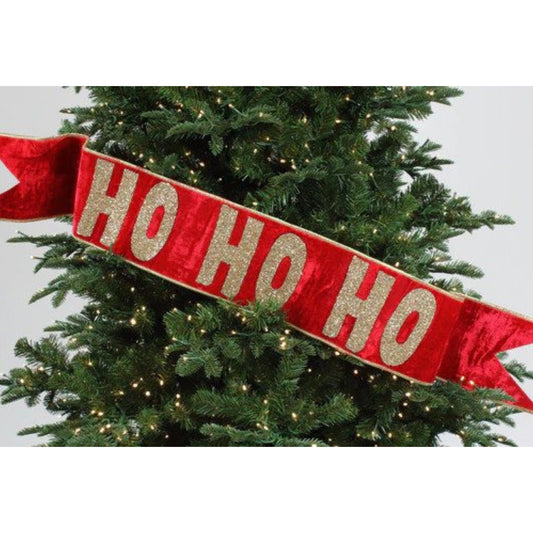 Ho Ho Ho Banner, Christmas Tree Banner