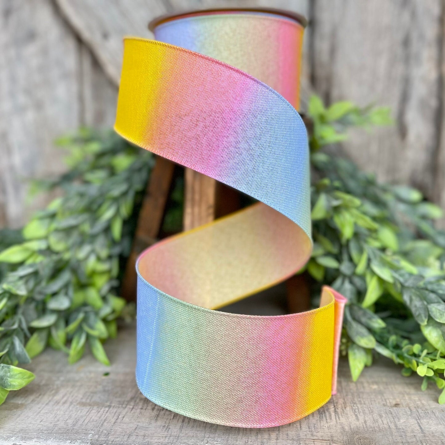 2.5" Sunset Sherbert Ribbon, Farrisilk Ribbon, Colorful Ribbon