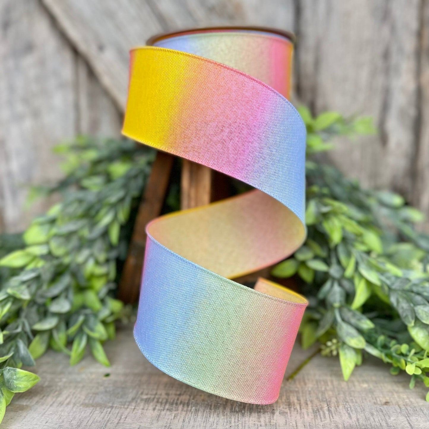 2.5" Sunset Sherbert Ribbon, Farrisilk Ribbon, Colorful Ribbon