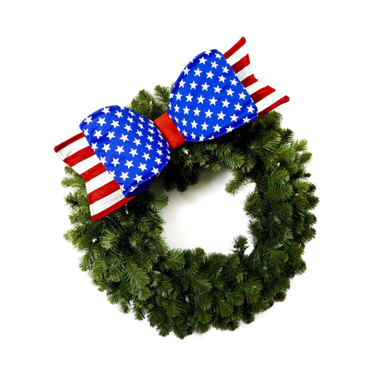 Patriotic Bow, Big Bow, Oversized Bow