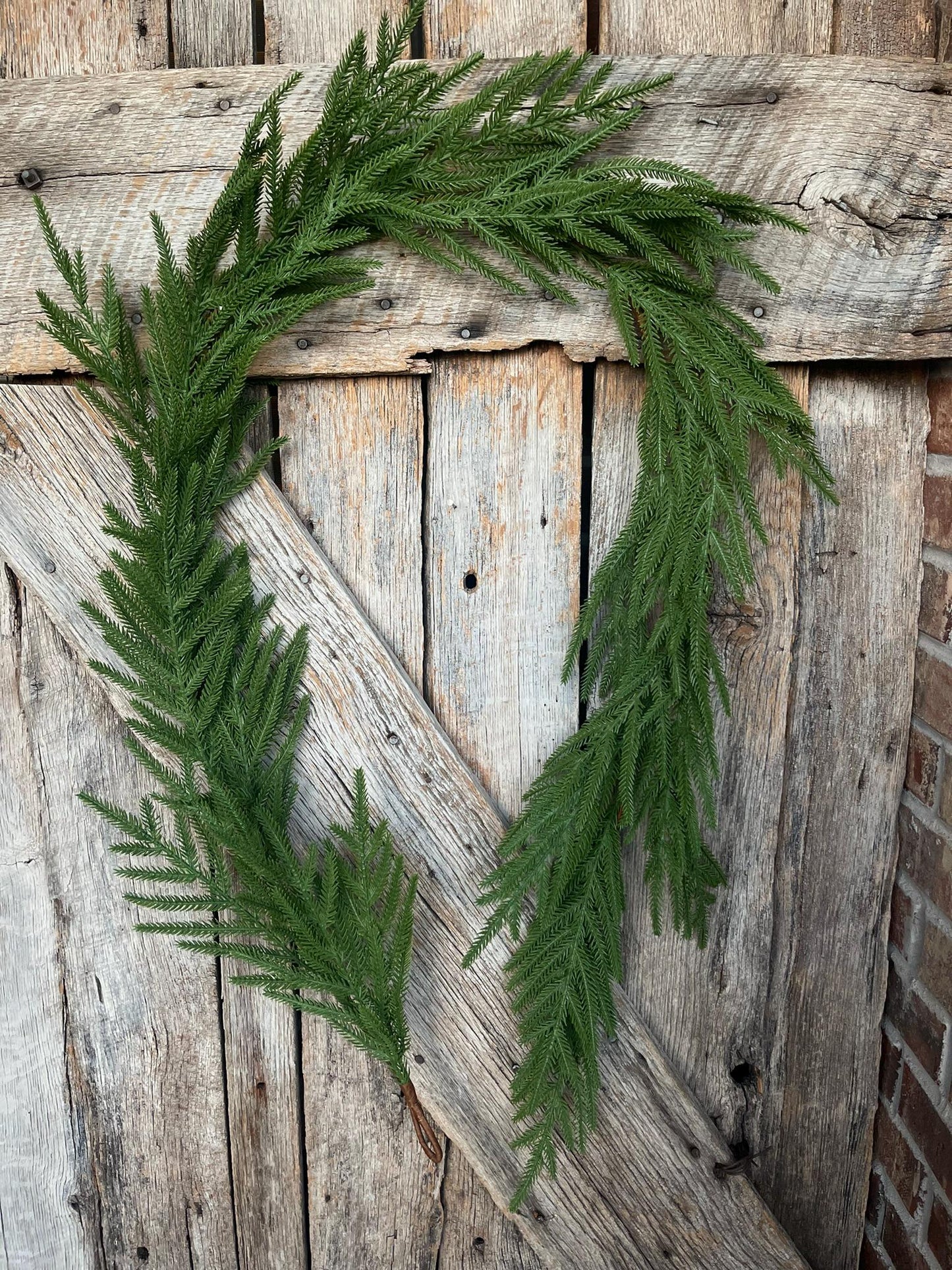 6' Norfolk Real Touch Garland, Pine Greenery, Artificial Christmas Garland, Holiday Garland, Pine Garland