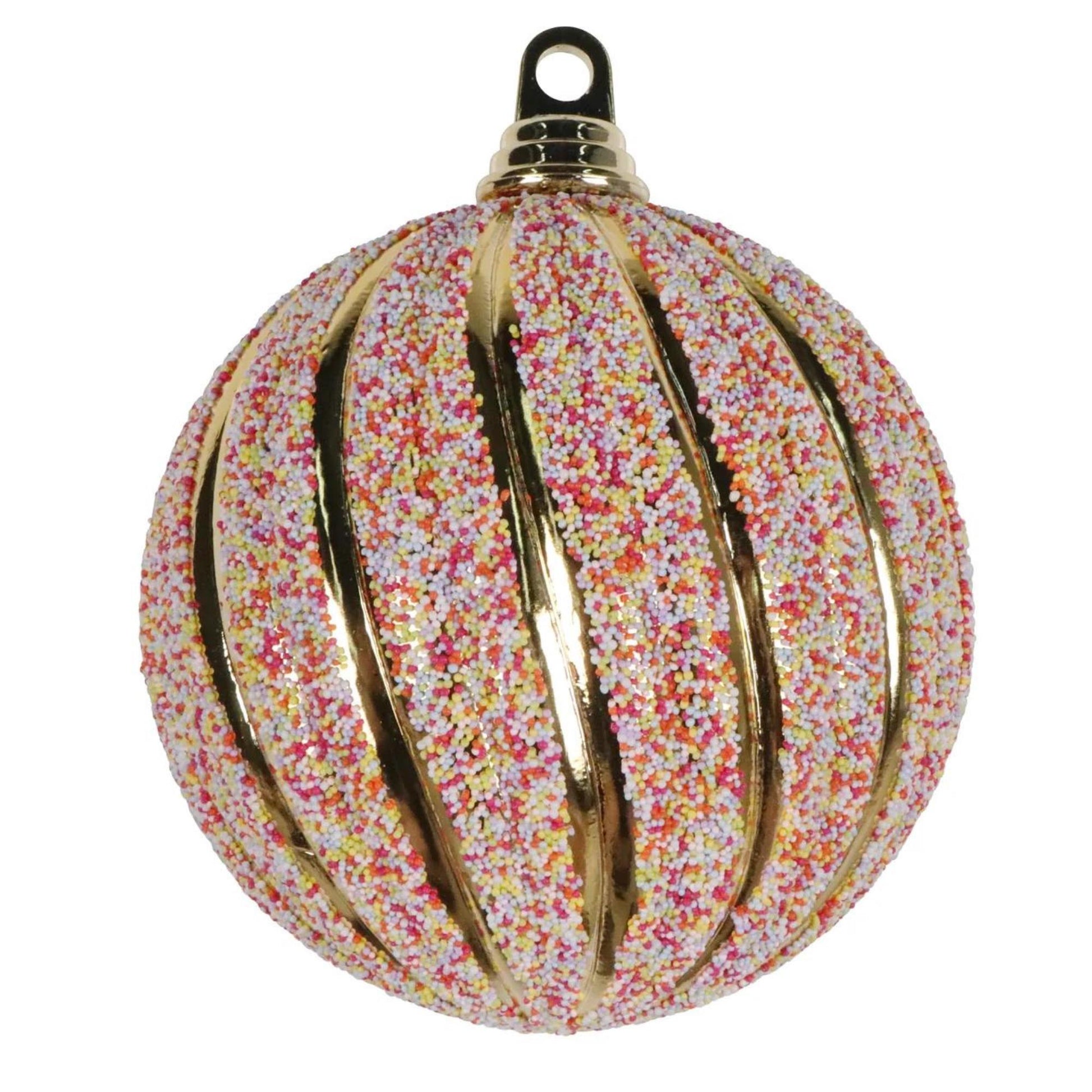 6" Swirled Sprinkles Ornament, Farrisilk Candy Couture, Candy Theme, Christmas Ornament, Sprinkles Ornament, CX077-50