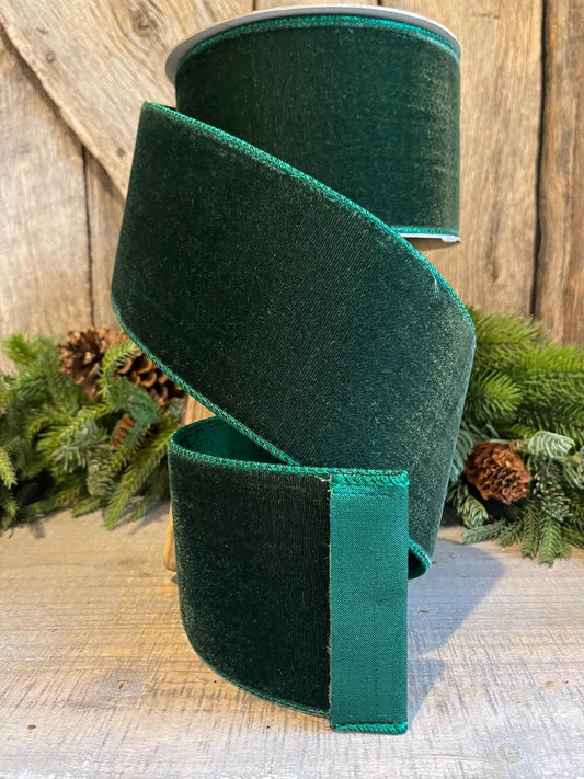 4" Dark Pine Velvet, Velvet Luster