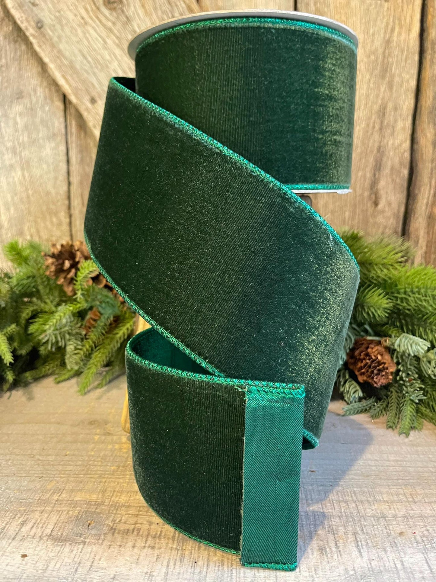 4" Dark Pine Velvet, Velvet Luster