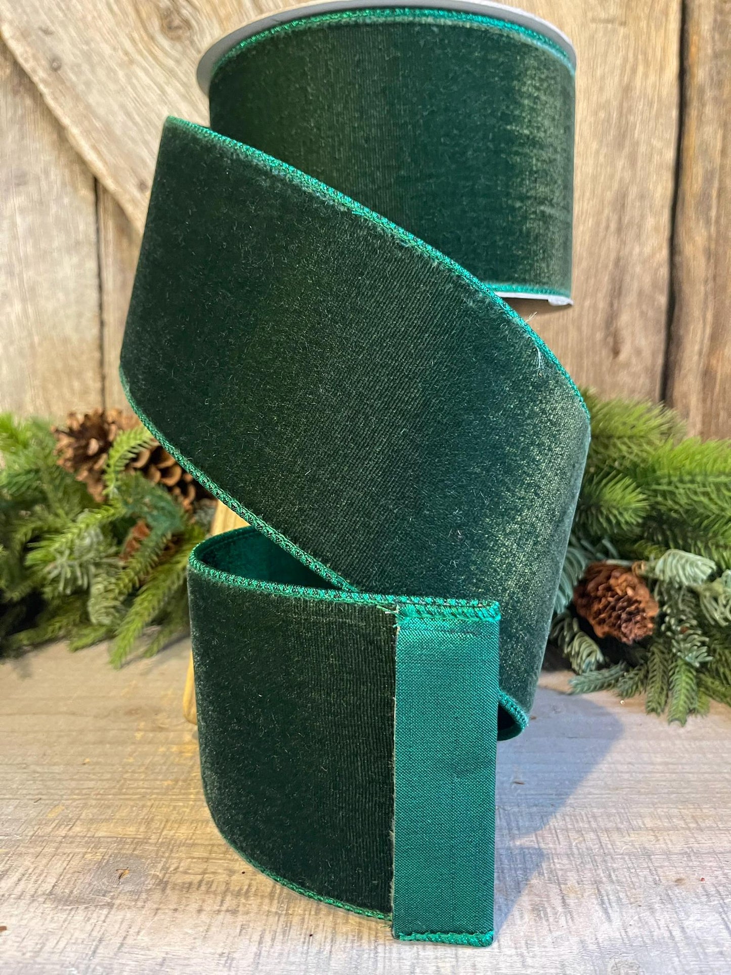 4" Dark Pine Velvet, Velvet Luster