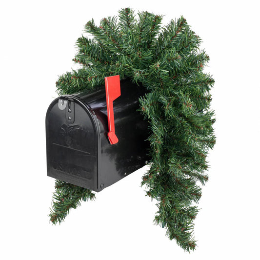 36" Pine Mailbox Swag, Sugar Pine Mailbox Swag, Greenery for Mailbox, Artificial Greenery Swag, 86171SW36