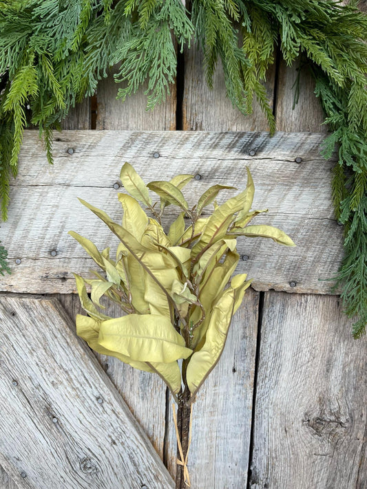 20" Fall grass spray, Light Green Leaves fall spray, fall flower arrangement, fall artificial flower, fall stems, fall picks