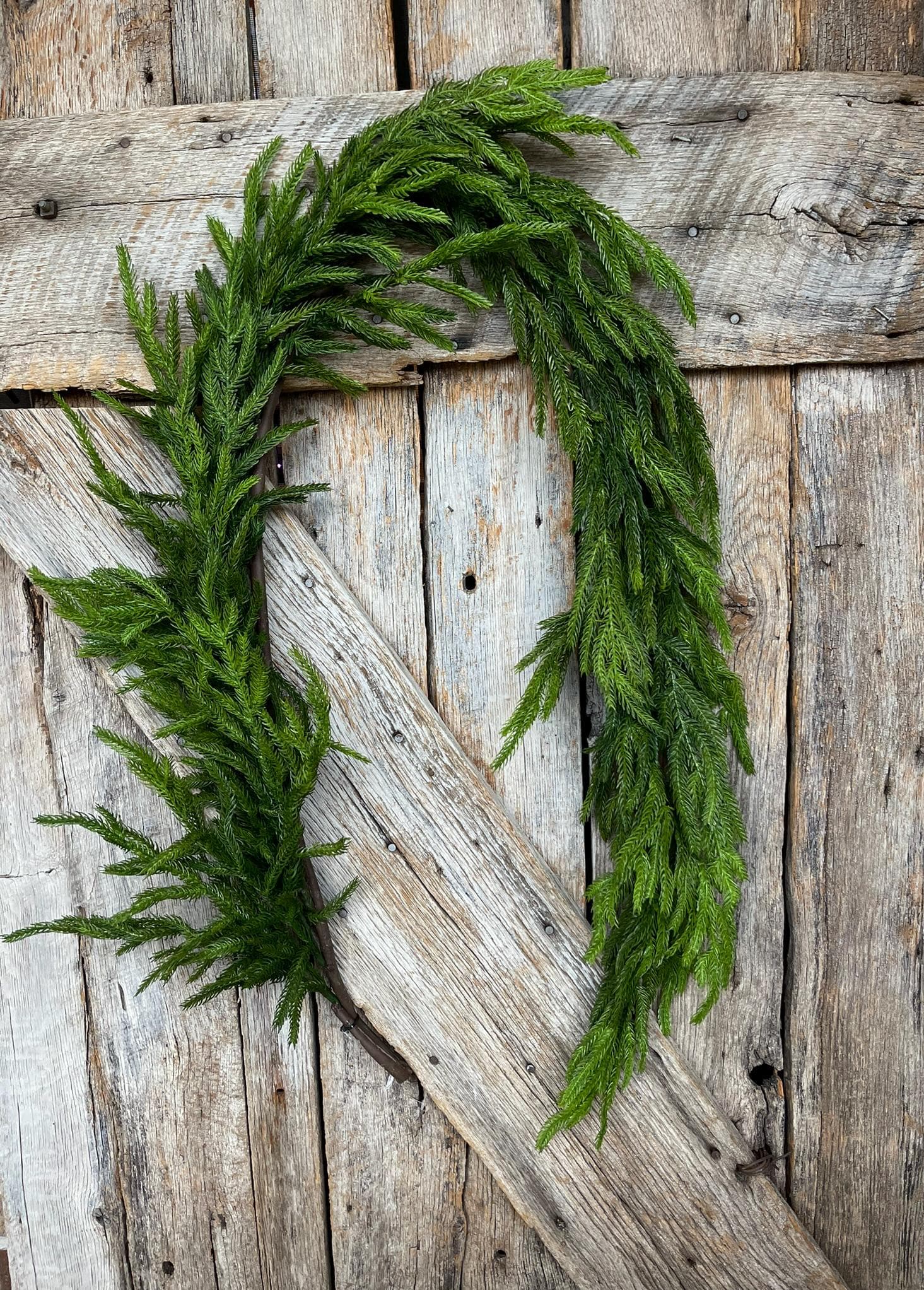 5' Norfolk Real Touch Garland, Pine Greenery