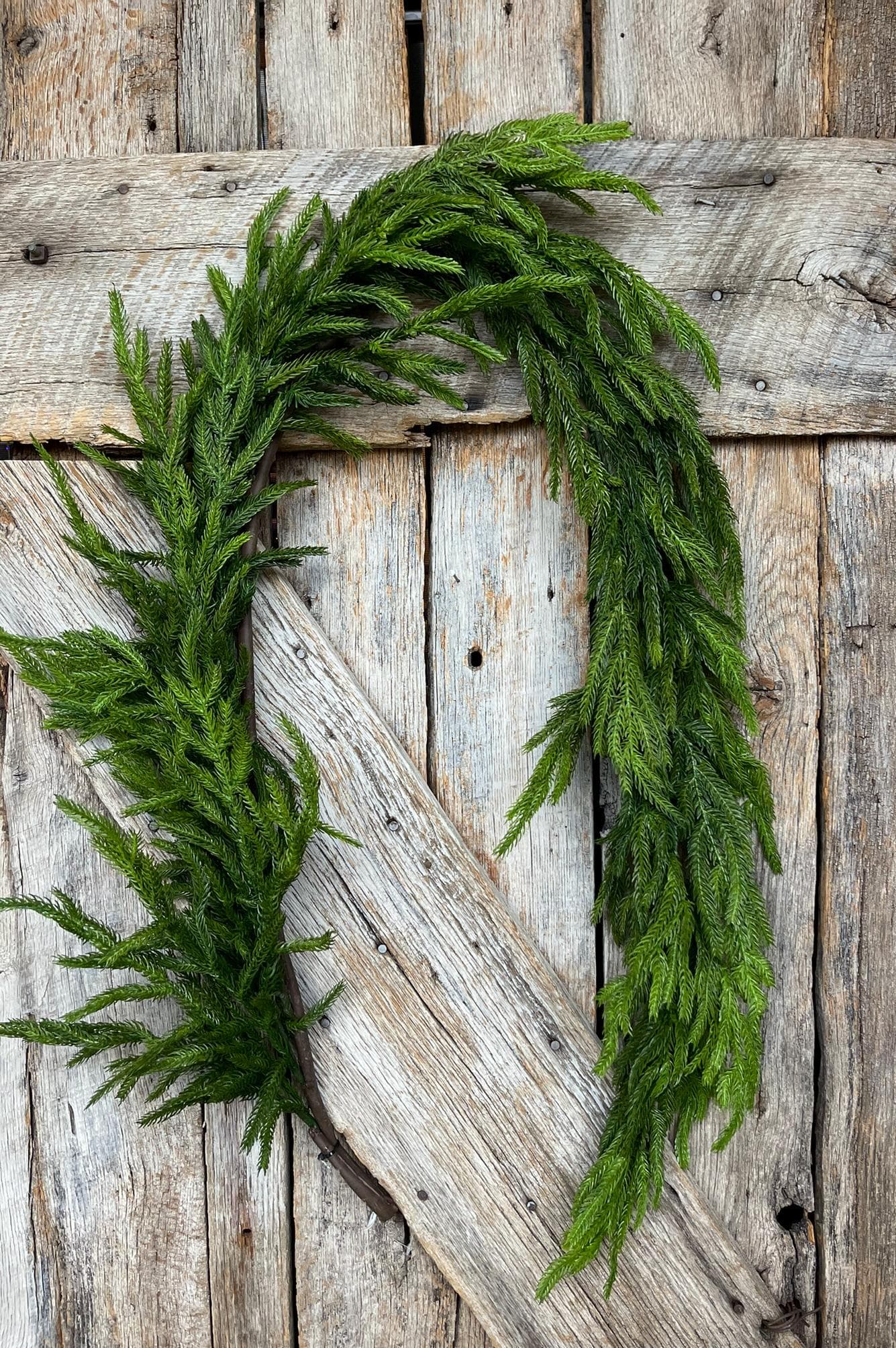 5' Norfolk Real Touch Garland, Pine Greenery