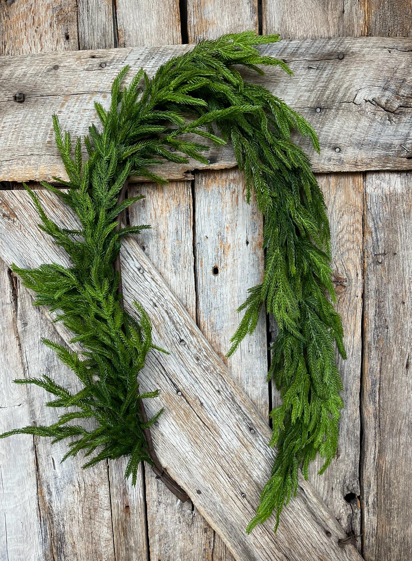 5' Norfolk Real Touch Garland, Pine Greenery