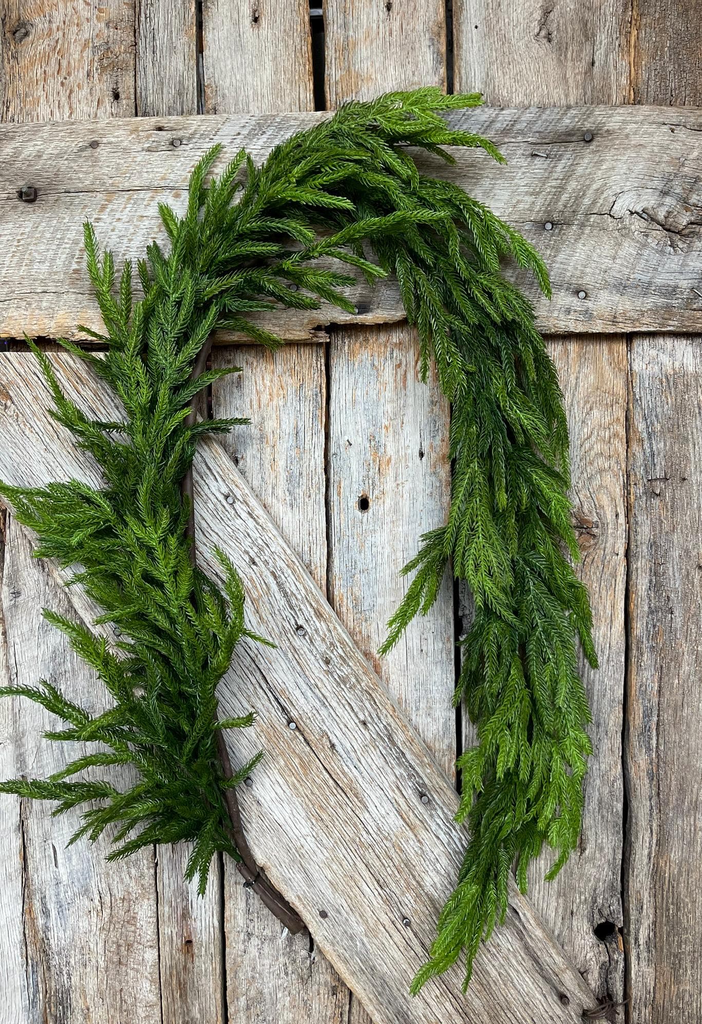 5' Norfolk Real Touch Garland, Pine Greenery