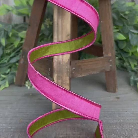 3/4” Bubblegum Pink Ribbon, Farrisilk ribbon