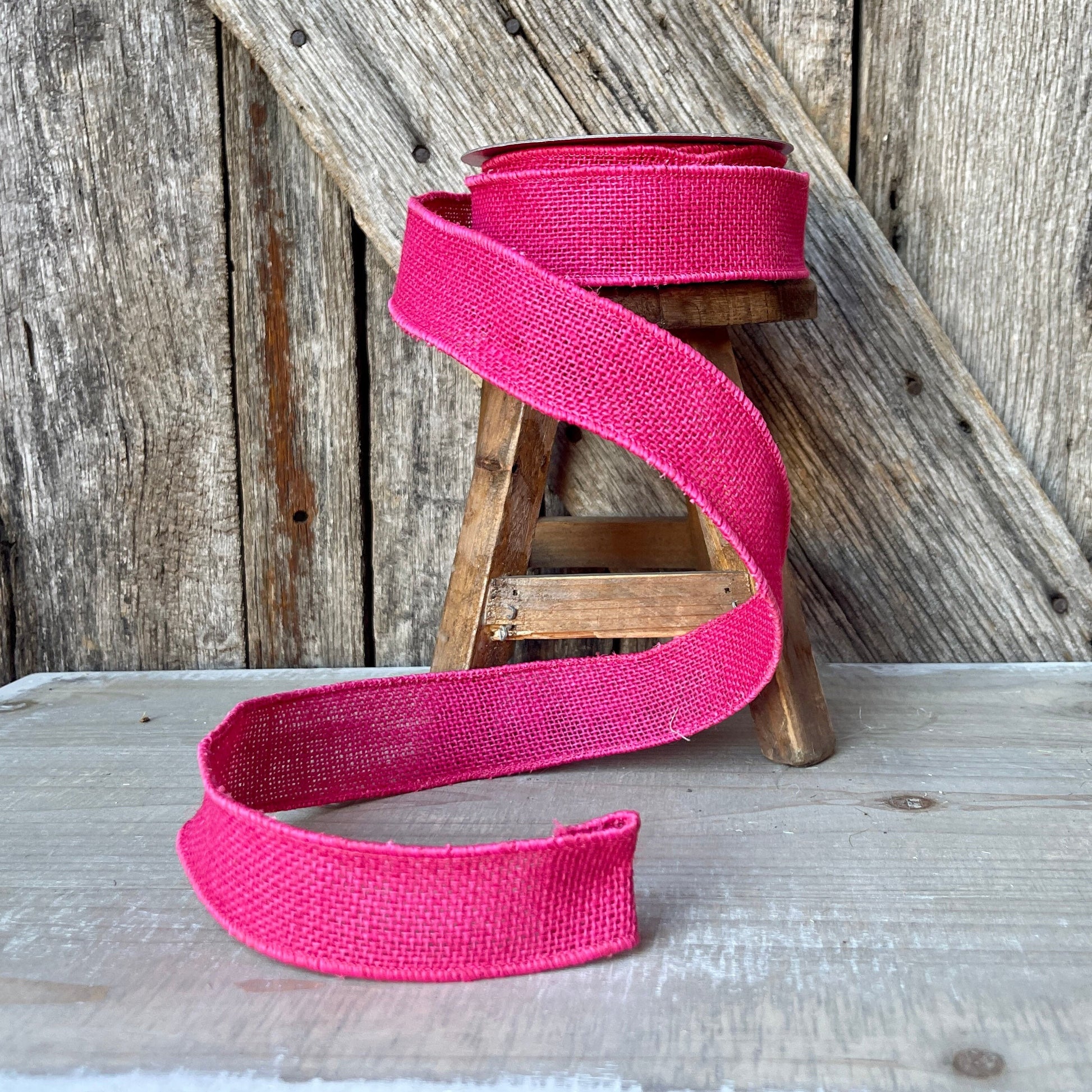 Ribbon, 4 Inch Pink Ribbon, 10 Yards Wired Ribbon, Pink Ribbon, Designer  Ribbon
